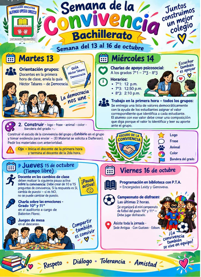 Semana de la convivencia bachillerato